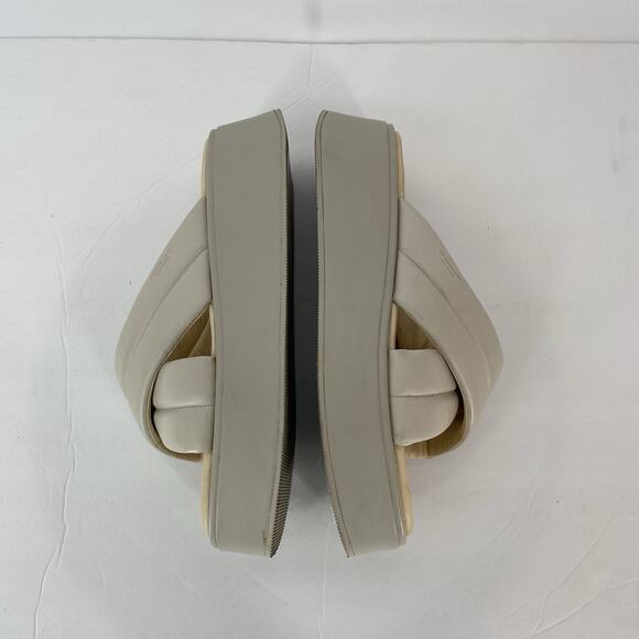 Vagabond Courtney Cross Strap Platform Sandals Ivory Women's Size US 8.5, 40 - Picture 6 of 11